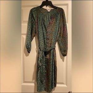 Bar III Midi, 3/4 Sleeve Dress with Waist Tie